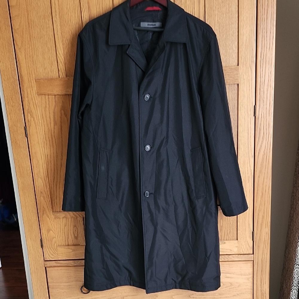 Strellson Classic Black Trench Coat